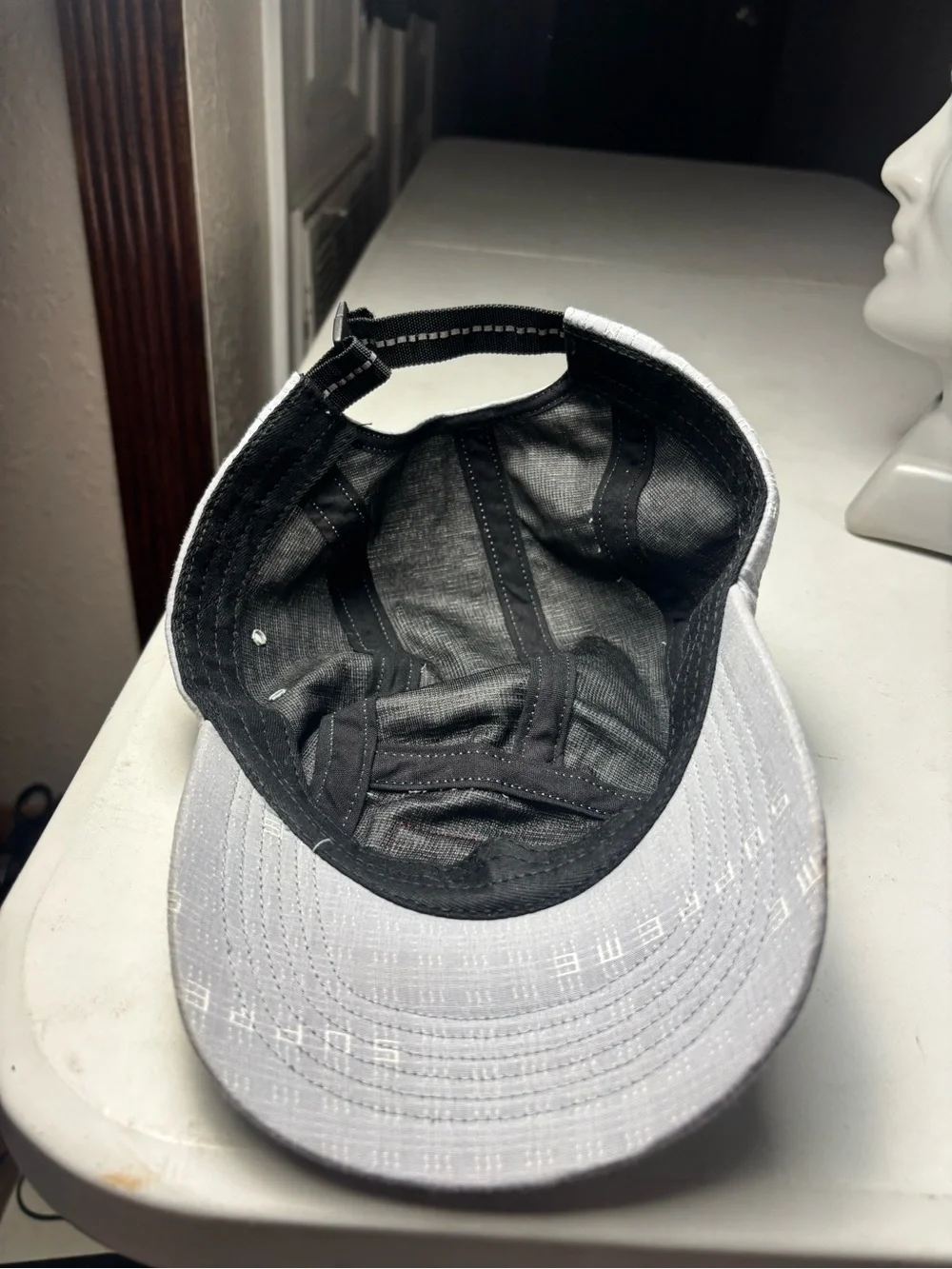 Supreme Glow Ripstop Camp Cap Grey FW22